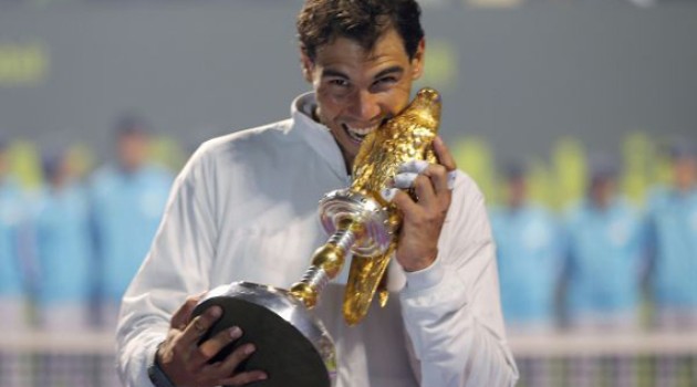 Rafael Nadal gana en Doha por primera vez en su historia; el Abierto de Australia espera por el mejor del mundo
