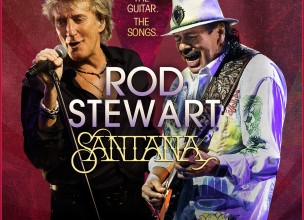 Rod Stewart y Carlos Santana: “La voz, la guitarra, las canciones”