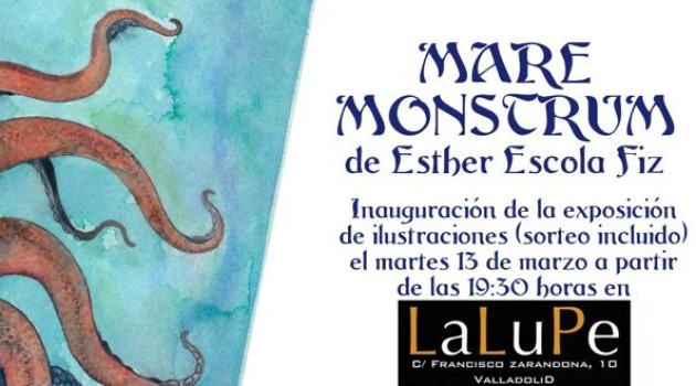 Esther Escola Fiz inaugura en Valladolid su exposición Mare Monstrum