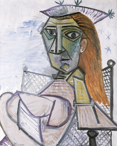 Pablo Picasso (1881–1973) Mujer sentada en un sillón (Femme assise dans un fauteuil), 1941