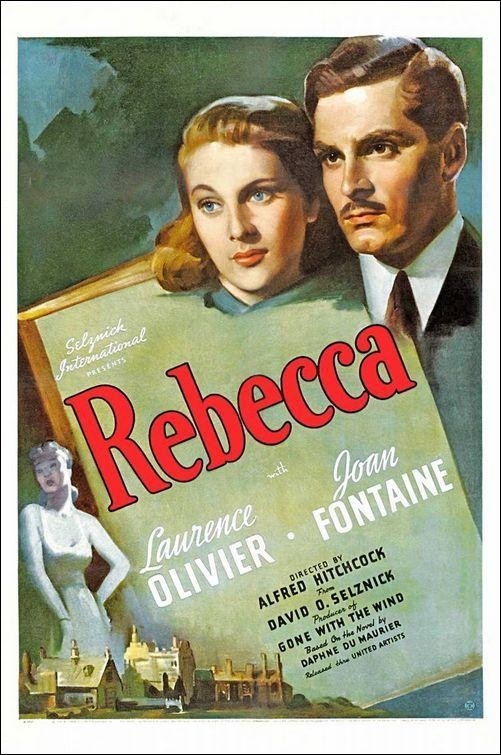 Cartel original de la película Rebeca (Alfred Hitchcock, 1940)
