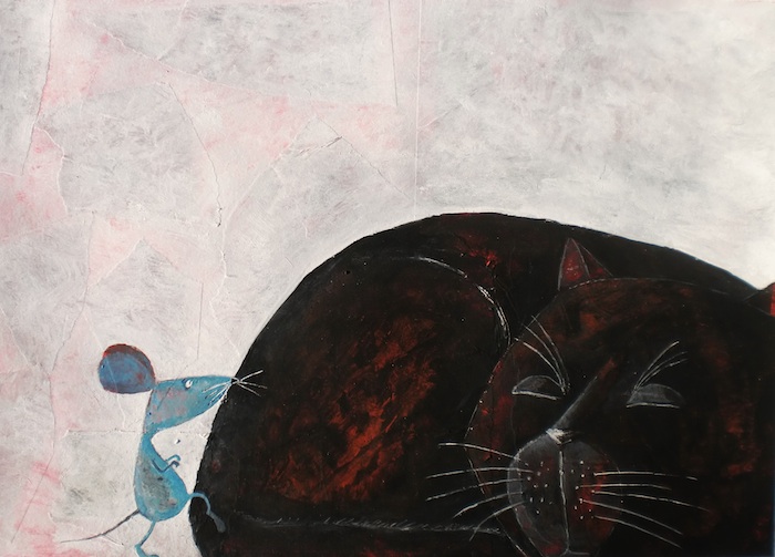 Stefan Turk, Ilustracion gato y ratón