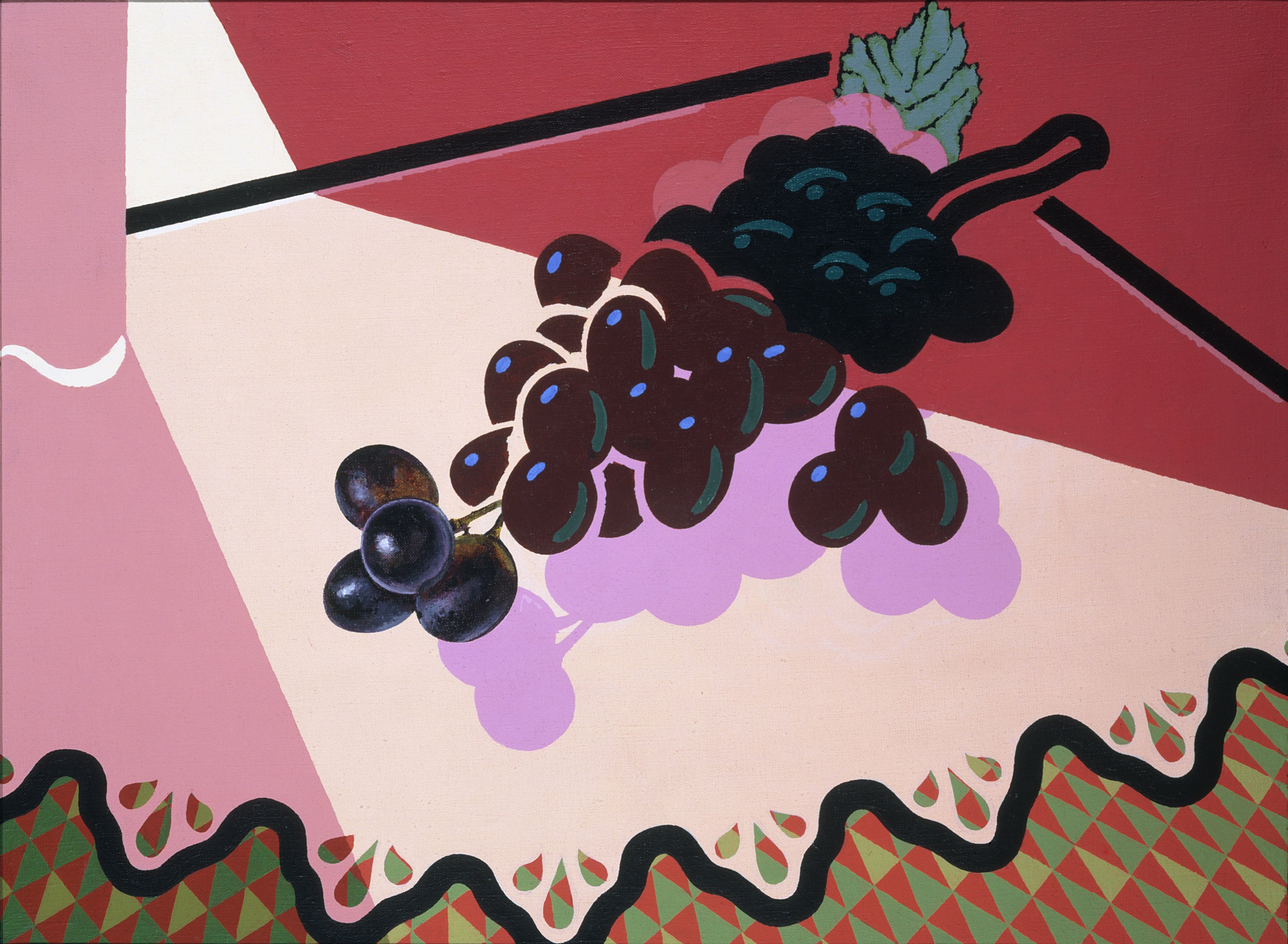 Patrick Caulfield, Selected Grapes 1981, Colección British Council. Fuente de imágenes: Tate Gallery