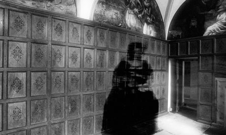 Ghostly figure of a woman in a bustle at Bolsover Castle
