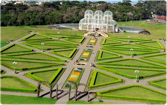 Jardín-Botánico-de-Curitiba-en-Brasil