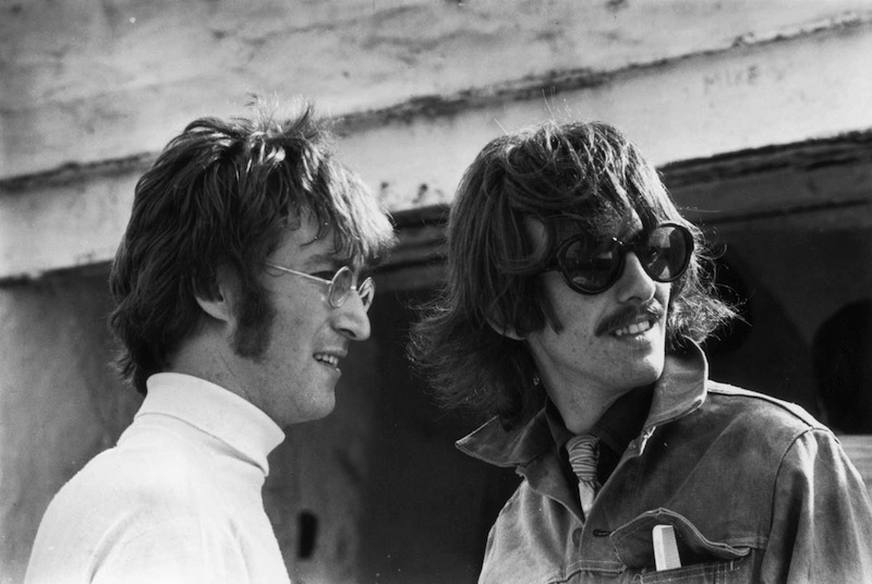 (FILE) John Lennon And George Harrison Blue Plaque Unveiling