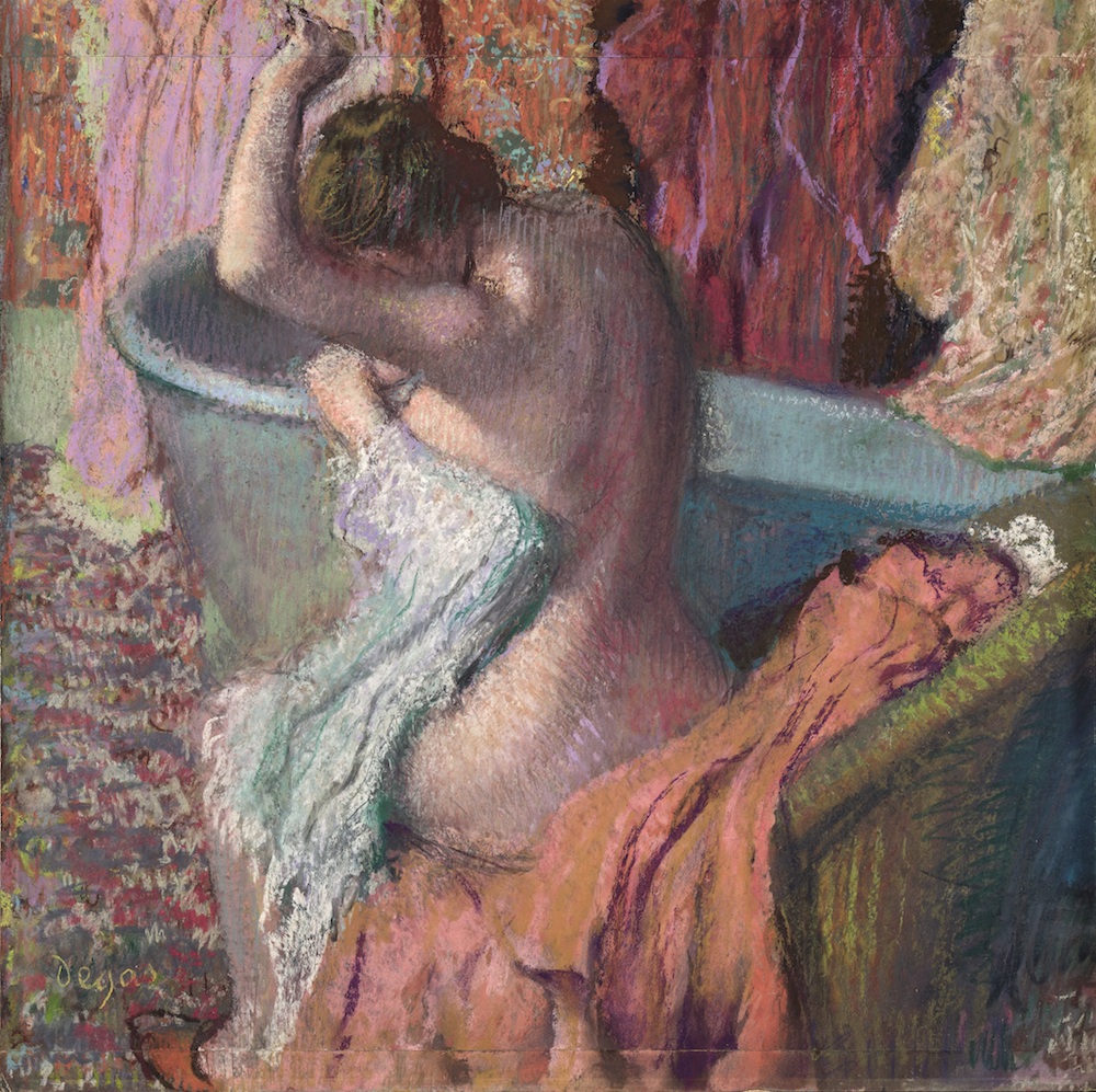 Edgar Degas Después del baño 