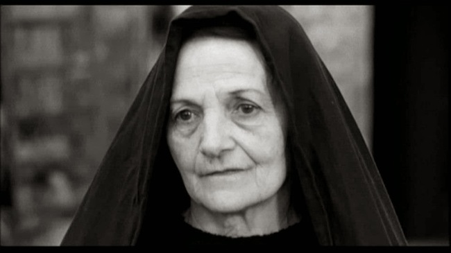 La madre de Pasolini en el papel de la Virgen María.