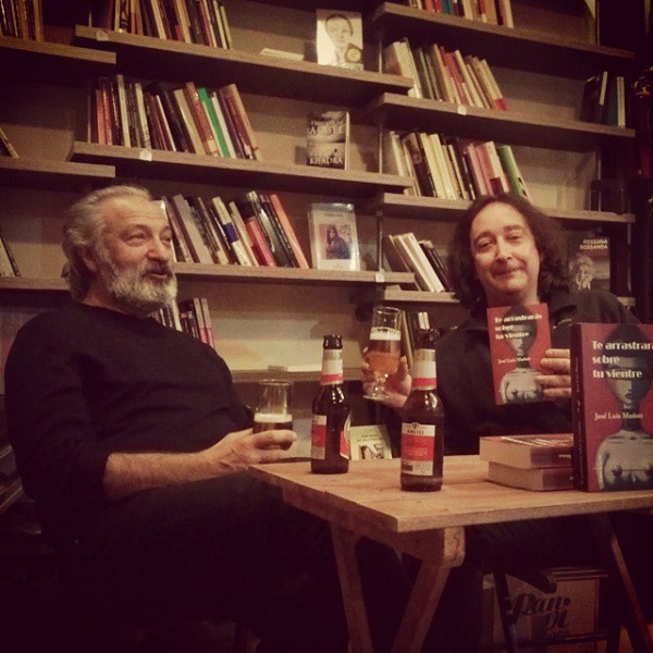 Con Paco Gómez Escribano en la Librería La Marabunta de Madrid,